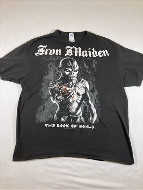 Delta Black Iron Maiden 'The Book of Souls' Graphic Tee